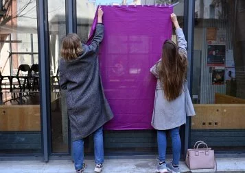 Le violet, couleur du féminisme à l'IEP de Toulouse