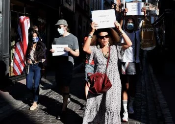 À Toulouse, manifestation de soutien à Georges Floyd