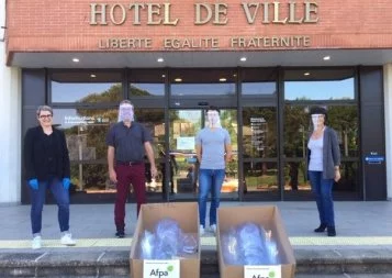 Le centre Afpa de Balma produit plus de 200 visières pour la collectivité