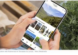 Des visites de vignobles audioguidées grâce à l'application web des Terrasses du Larzac